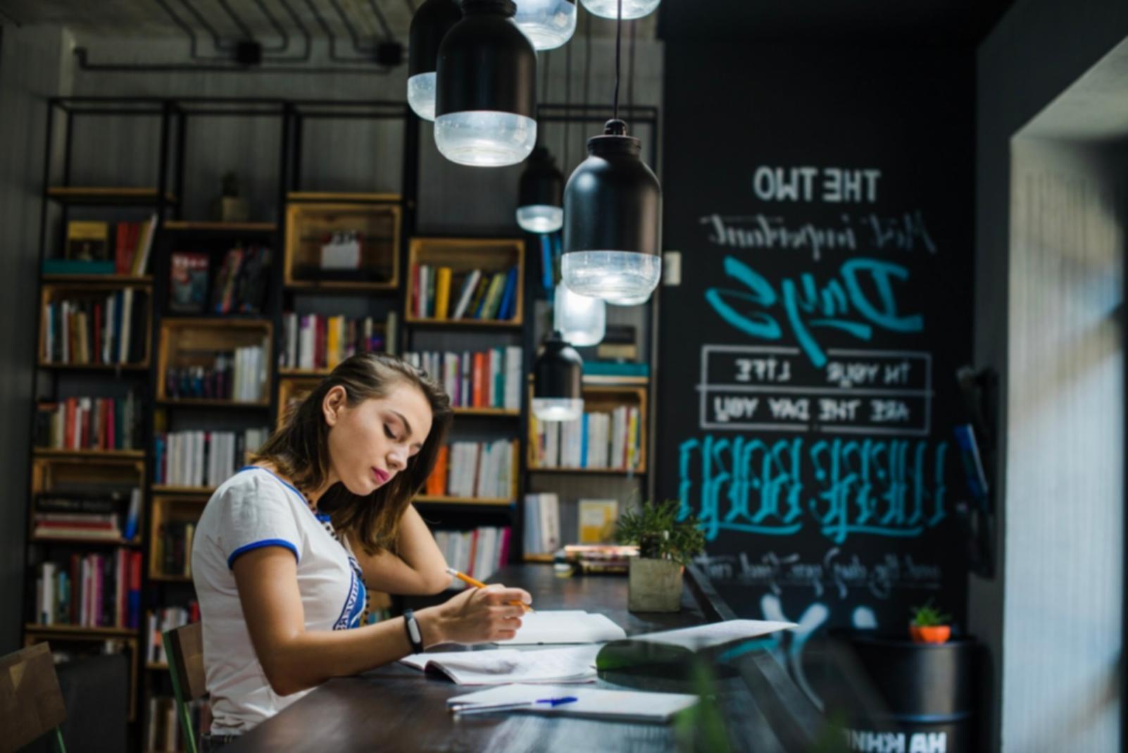 Modern workspace with financial planning materials and technology